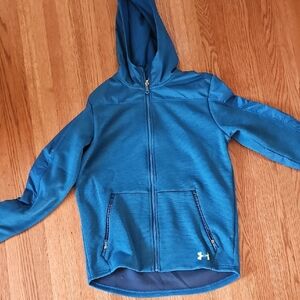 Under Armour Kids Teal Full-Zip Hoodie